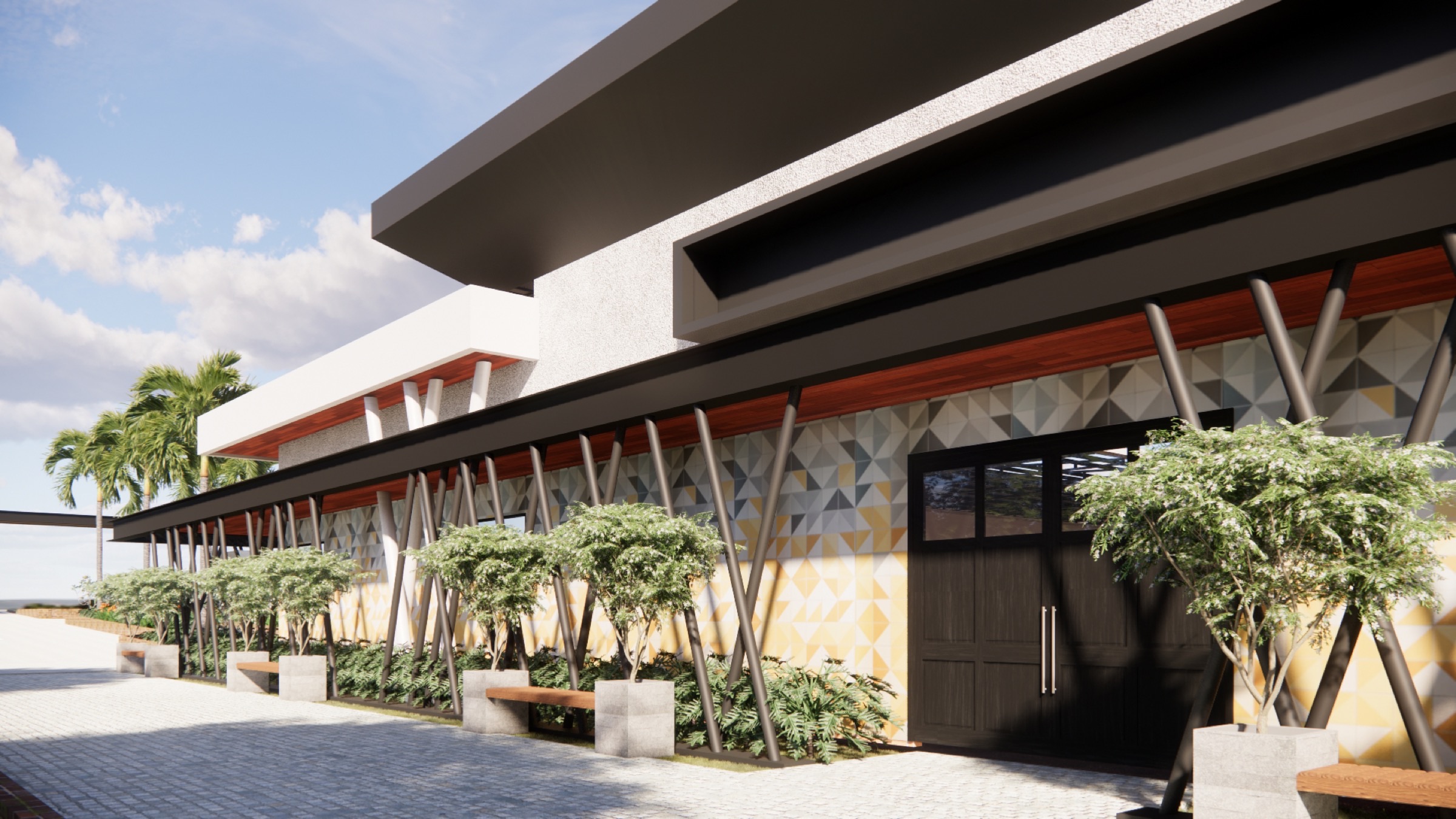 Clube Rolim — render gastronomia